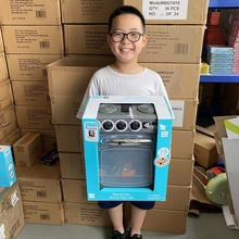 美国Kenmore肯莫尔儿童电烤炉集成灶扮过家家电动仿真餐厨具玩具