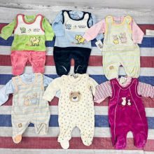 便宜！宝宝丝绒秋冬背带裤2件套 Baby velvet 2pcs set low price
