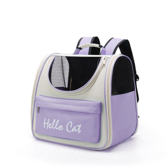 Factory wholesale cat bag pet bag pet backpack cat travel portable ventilated breathable pet backpack
