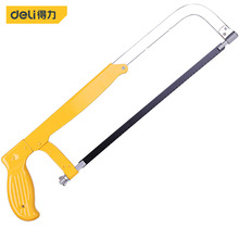 得力工具钢锯架可调整式锯弓钢锯弓DL6008铝合金8-12寸钢锯架