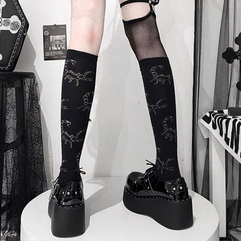 Super Thick Big Toe Shoes Women's Elevated Platform Shoes Y2K Subculture Gothic Shoes Yabifeng Punk Shoes