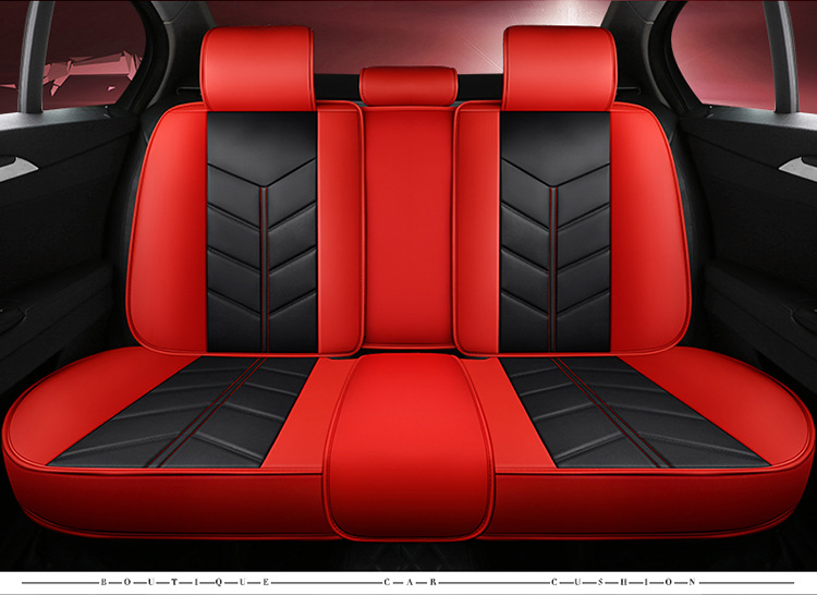 Cross-border foreign trade car seat cover five seat cover fully surrounded winter seat cushion four seasons leather cushion factory generation