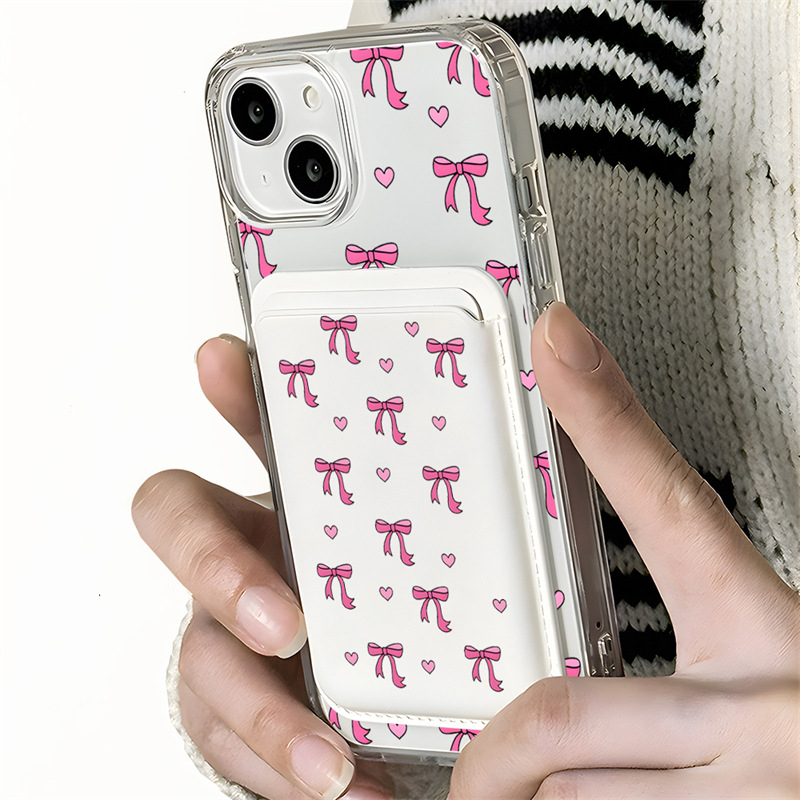 45g Weight Samsung Applicable Brands Phone Cases Classification PC, tpu Material Cherry, Bow Knot Pattern Simple Style, Classic Style Style PC Tpu Cherry Bow Knot Simple Style Classic Style Phone Cases Phone Accessories 12