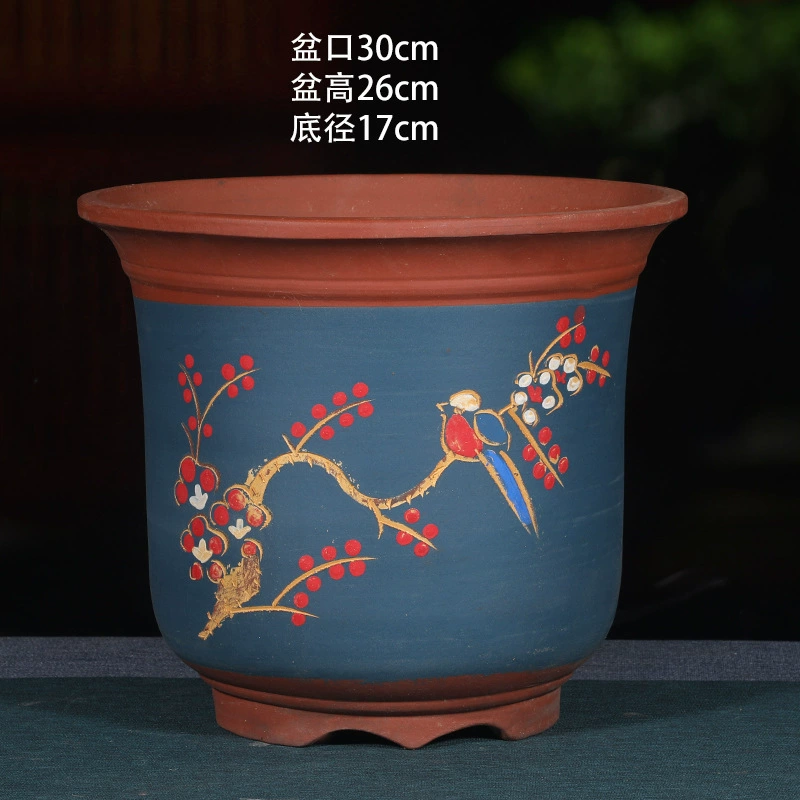 Extra large flowerpot, ceramic big high boots