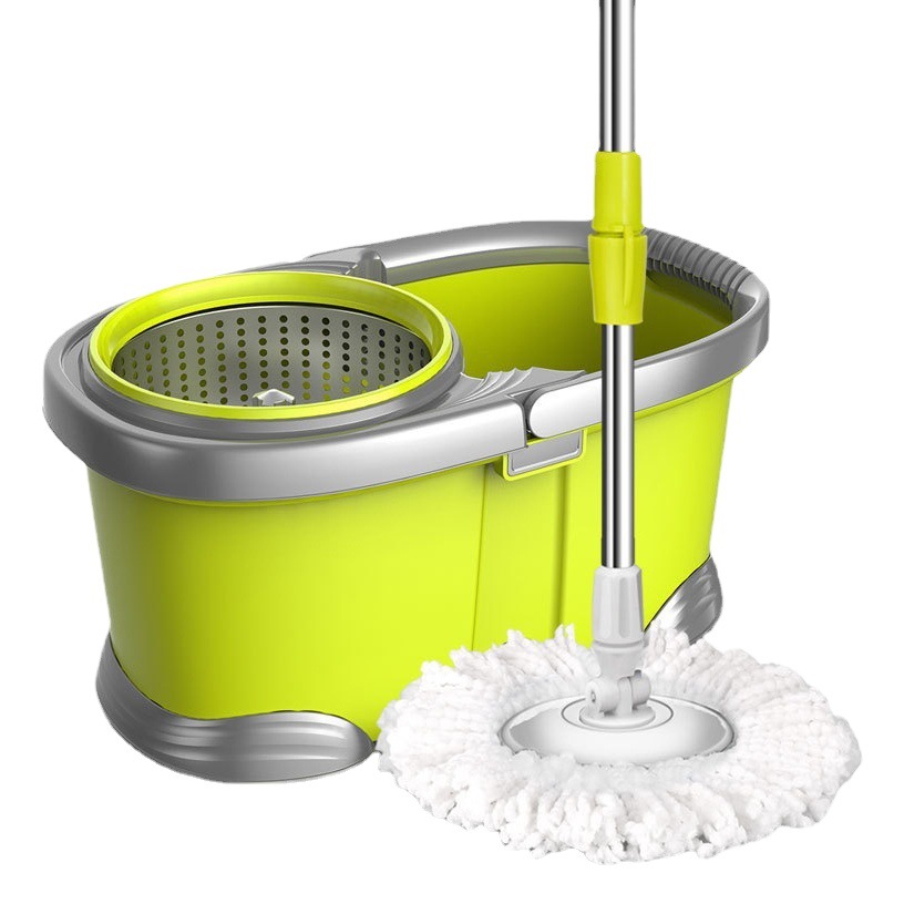 Fregona giratoria sin necesidad de lavado manual – trapeador absorbente para el hogar, limpieza práctica y eficiente