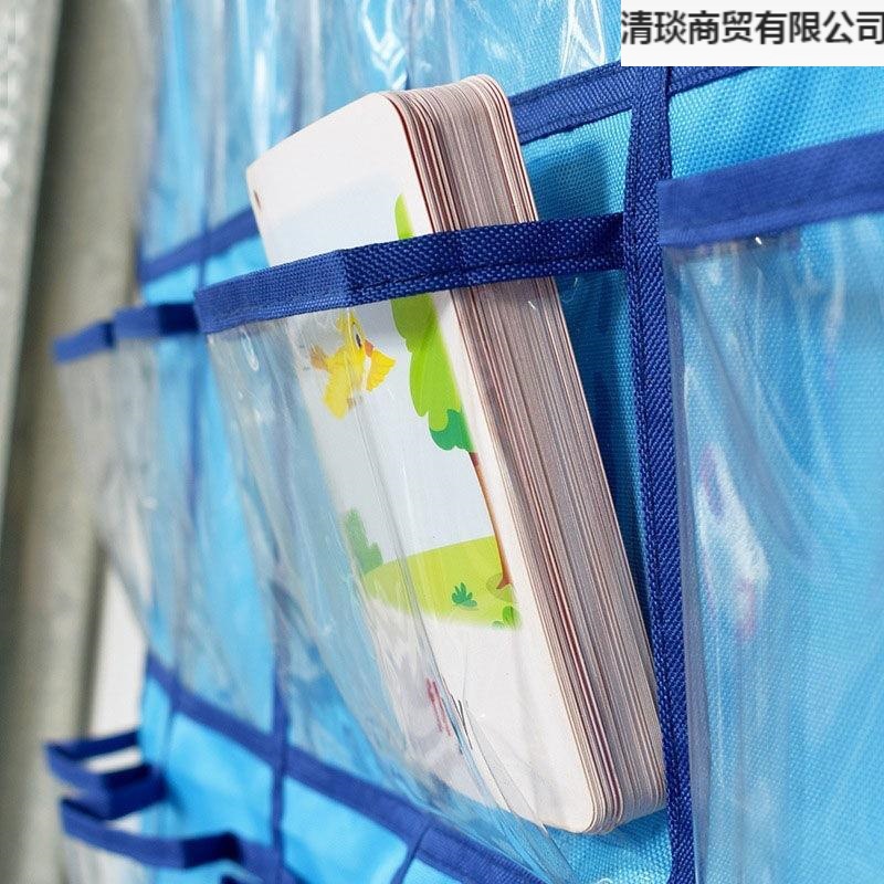 幼儿园透明珠宝挂袋收纳挂袋门后壁挂衣橱儿童插卡整理袋袜子批发