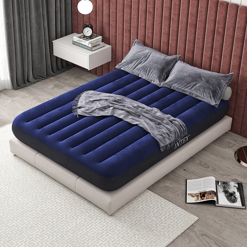 Intex Inflatable Mattress Home Single Double Thickeneded Lazy Air Cushion Outdoor Portable Lunch Break Foldableing Air Bed