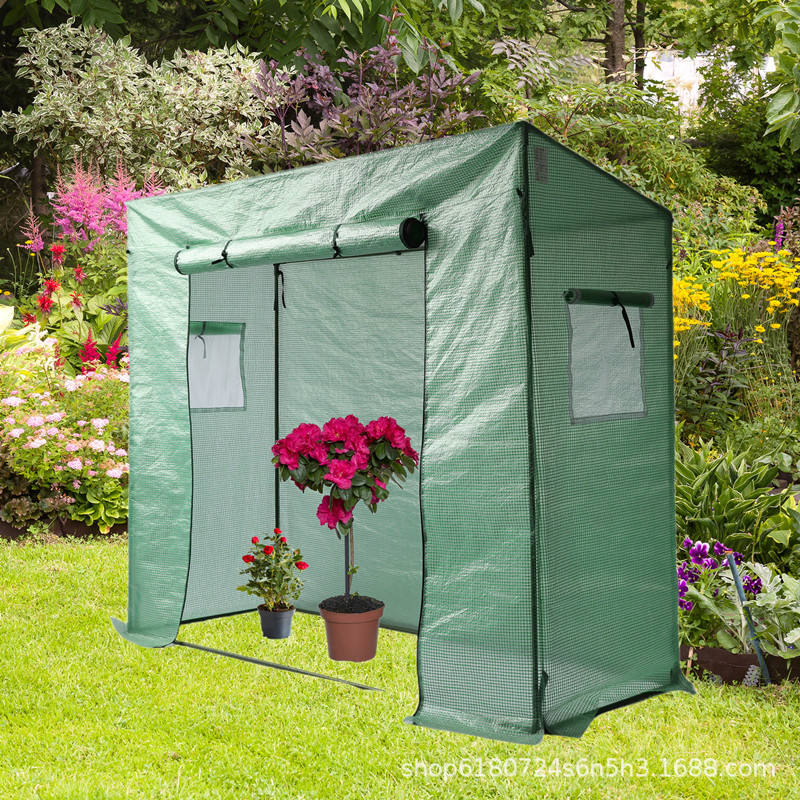 厂家直供大号花房温棚暖房番茄棚西红柿暖房保温房防雨防寒