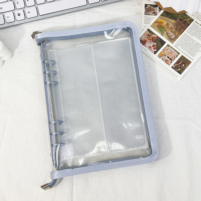 INS estilo cremallera de cuatro rejillas libro de tarjetas de hojas sueltas A5 libro de 3 pulgadas álbum Polaroid aidou álbum tarjeta pequeña libro de almacenamiento de fotos