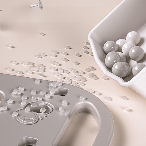 Toy picture book storage rack, children's floor-standing storage shelf, building block plastic storage cabinet, three-layer clutter organizing basket