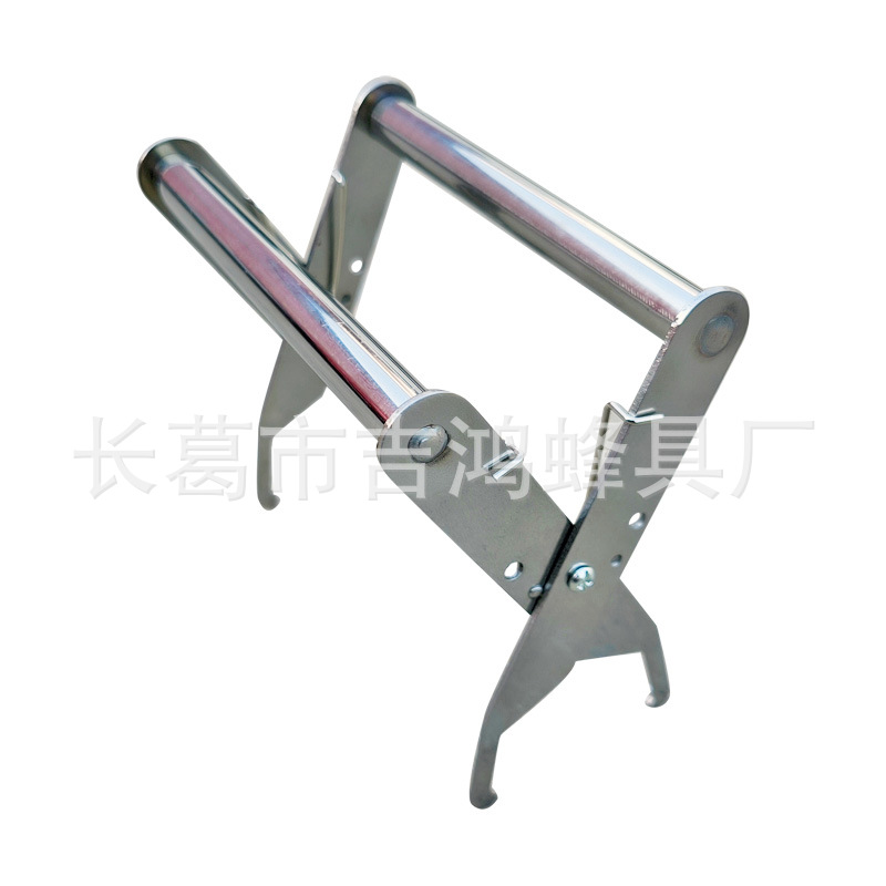 巢框夹 不锈钢提脾器圆管柄巢框距离夹巢脾提夹器新品养蜜蜂工具