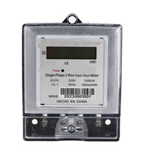 英文版单相家用电子式电表220v液晶智能电度表计数显示电能表外贸