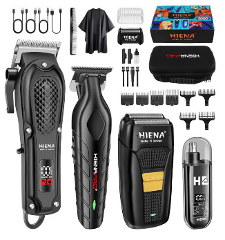 Corte de pelo universal transfronterizo HIENA afeitar eléctrico cabeza de aceite de tallado empujador eléctrico corte de pelo empujador especial para salón de pelo digital