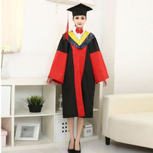 高端博士服大学生毕业礼服硕士成人袍演出文理工本科批发租赁工厂