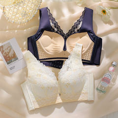 背心式內衣女士小胸顯大聚攏收副乳上托調整型無鋼圈防外擴文胸罩