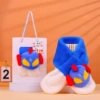 Stitching dark blue Superman + childlike gift bag