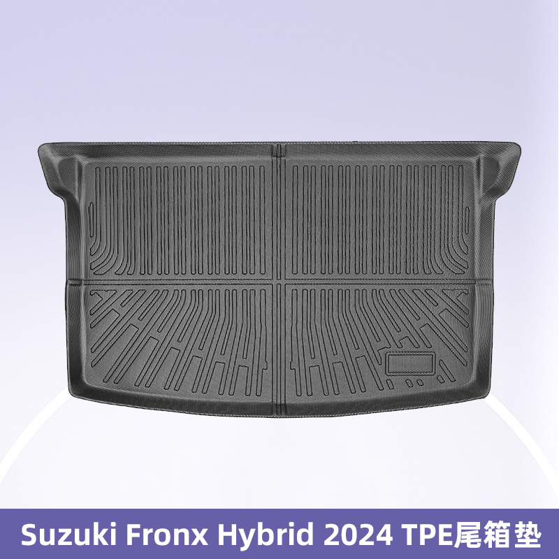 Aplicable a Suzuki Fronx híbrido 2024 timón derecho 3D todo el tiempo material TPE almohadilla de pie almohadilla del maletero