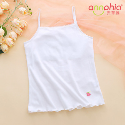 21安菲雅新款螺紋女童吊帶小背心夏季薄款初高中女學生發育期內衣