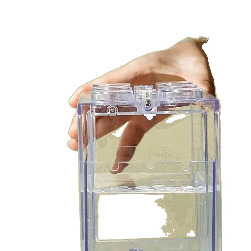 Acuario de Escritorio para Peces Bettas de Vidrio de Borosilicato Transparente para Hogar image 6
