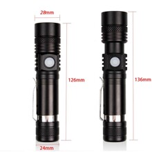 ����ѷ�¿�T6ǿ��Զ���ֵ�Ͳ�ճ�Я��USB��继�������佹LED��Ͳ