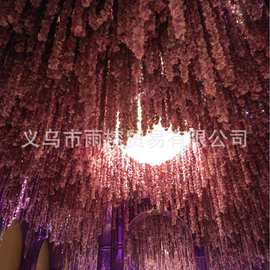 雨榕仿真绣球花瓣藤条