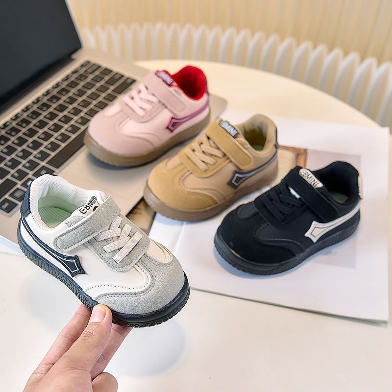 Zapatos de bebé transfronterizos otoño nuevos zapatos deportivos 1-6 años zapatos para niños pequeños zapatos de cuero para niños
