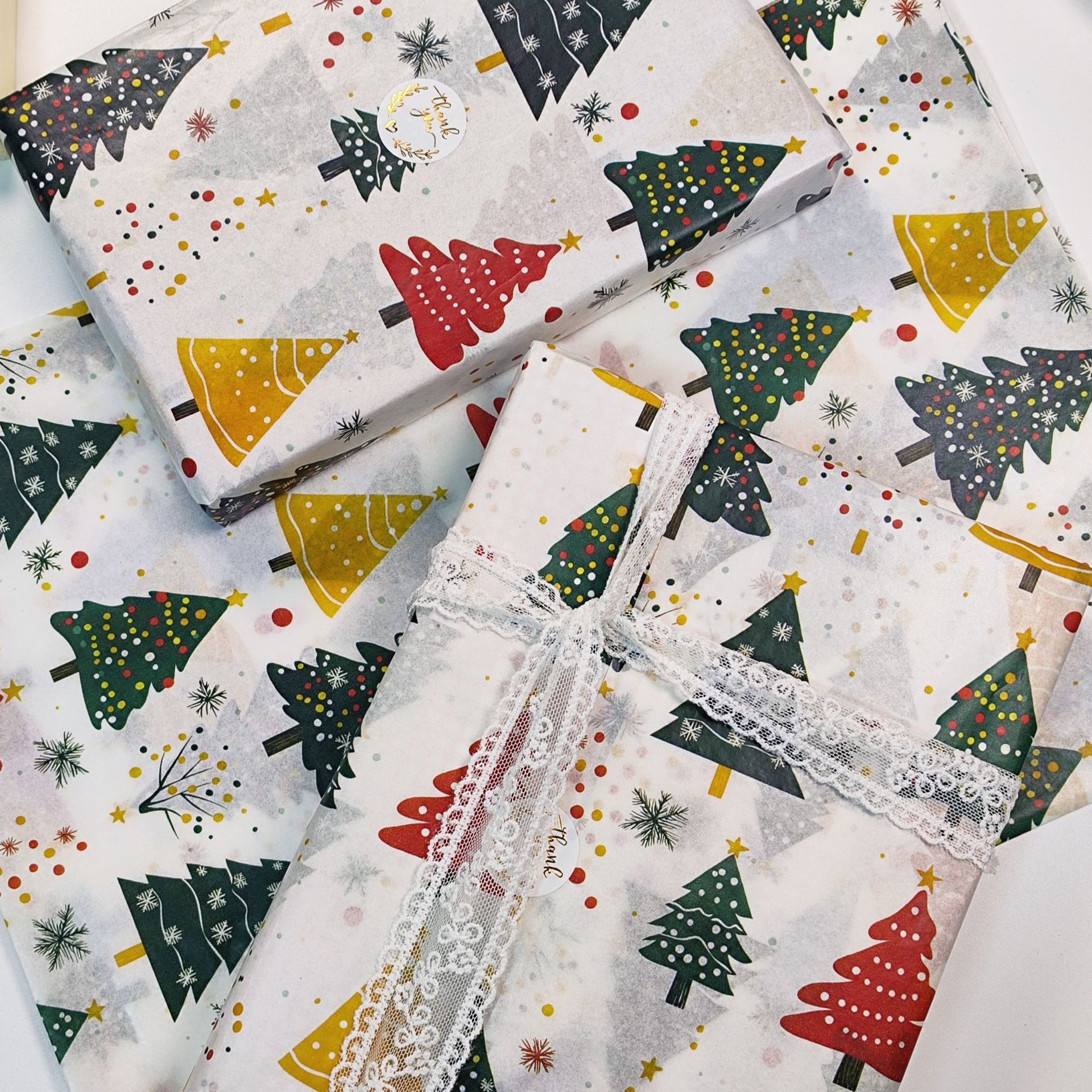 YIigoode Navidad serie de papel de Sydney Papá Noel lámparas de colores muletas elementos de arco al por mayor papel origamible