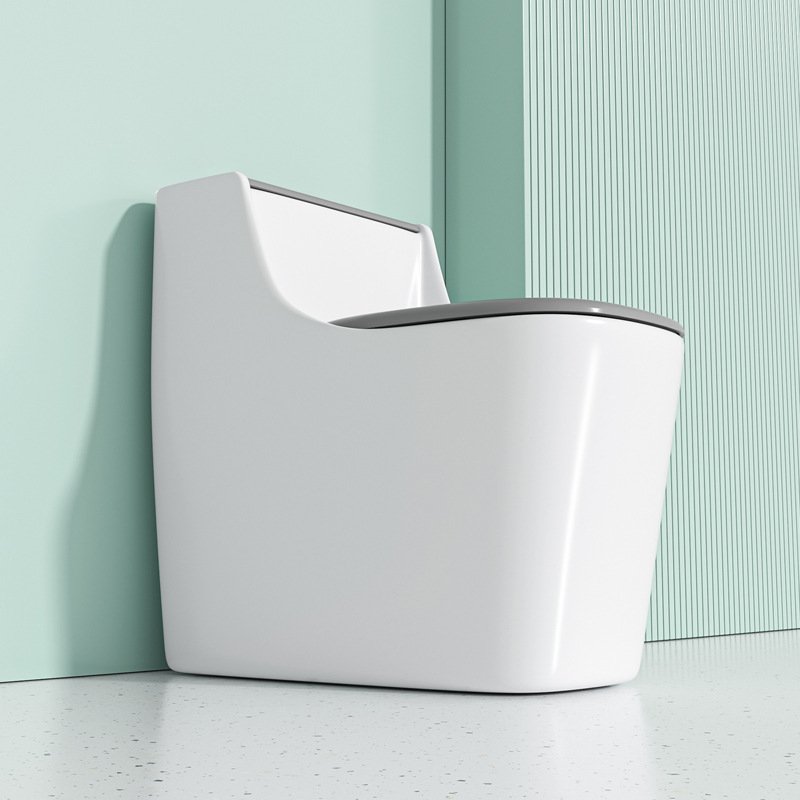 inodoro de cerámica integral inodoro doméstico sifón de drenaje anti-bloqueo inodoro común exportador único de América del Sur