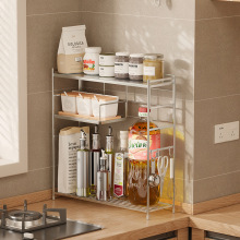 304不锈钢厨房调料品置物架极窄调味调料架子油盐酱醋收纳台面款