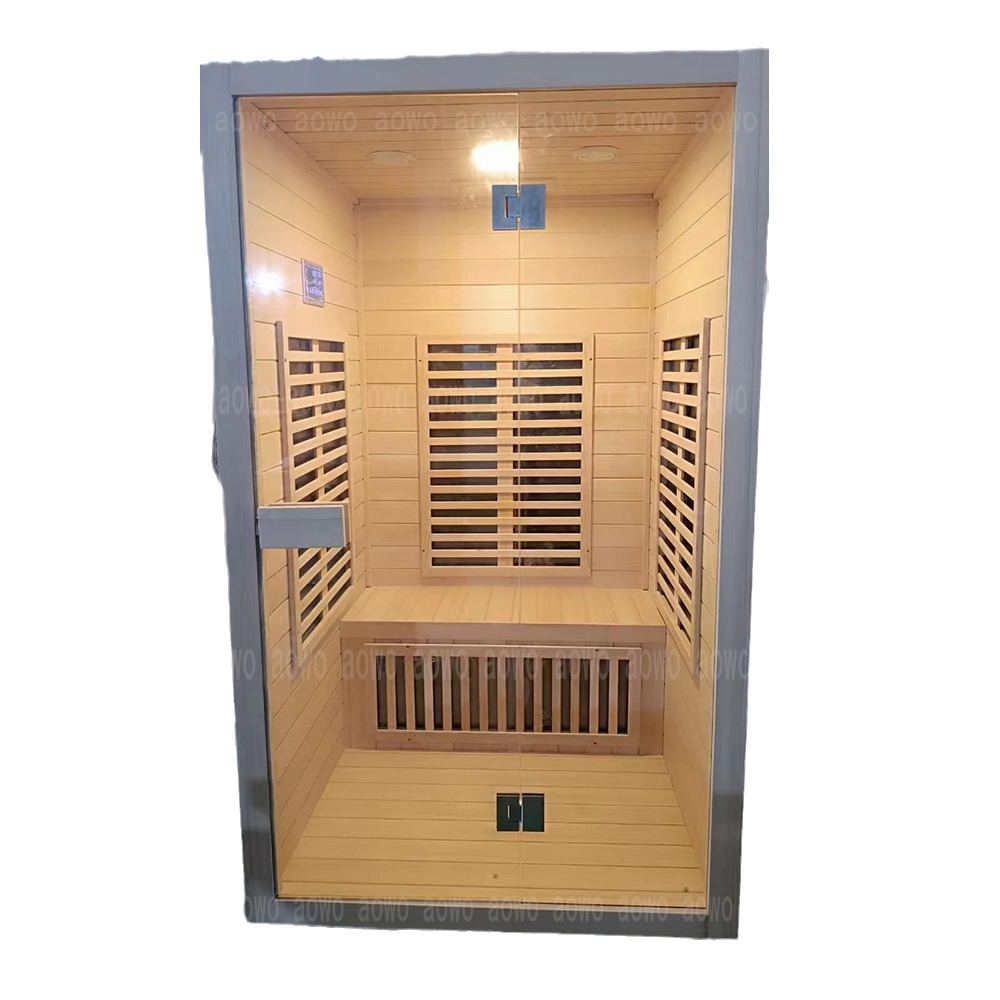 Sauna de baño Aowwo sala de vapor seco sala de ondas de luz fisioterapia de todo el cuerpo sudoración placa de calor de mica salón de belleza doméstico