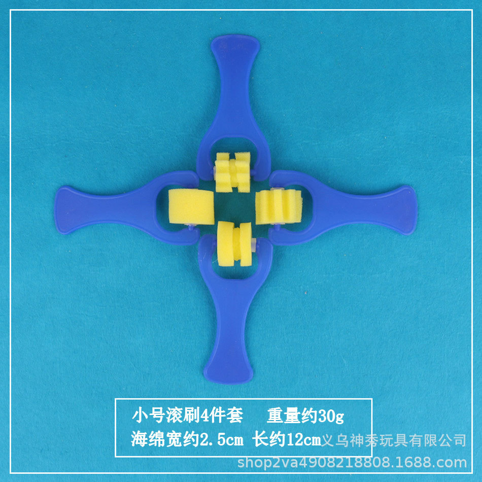Esponja cepillo de pintura rodillo sello cepillo pintura educación temprana kindergarten área de arte graffiti herramienta material de pintura