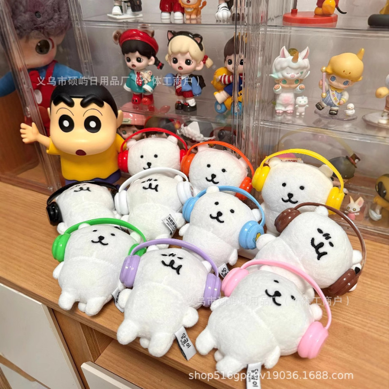 ちいかわ自虐クマラブブヘッドフォンかわいい人形ぬいぐるみペンダント人形おもちゃ子供の卸売ストール|undefined