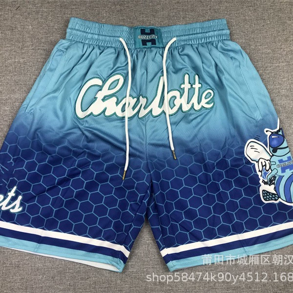 Форвардная шариковая штаны оптом Warriors Lakes Heat 76 Raptors Raptors pants Tantan вышивка короткие Gong Baseball Basketball Pants