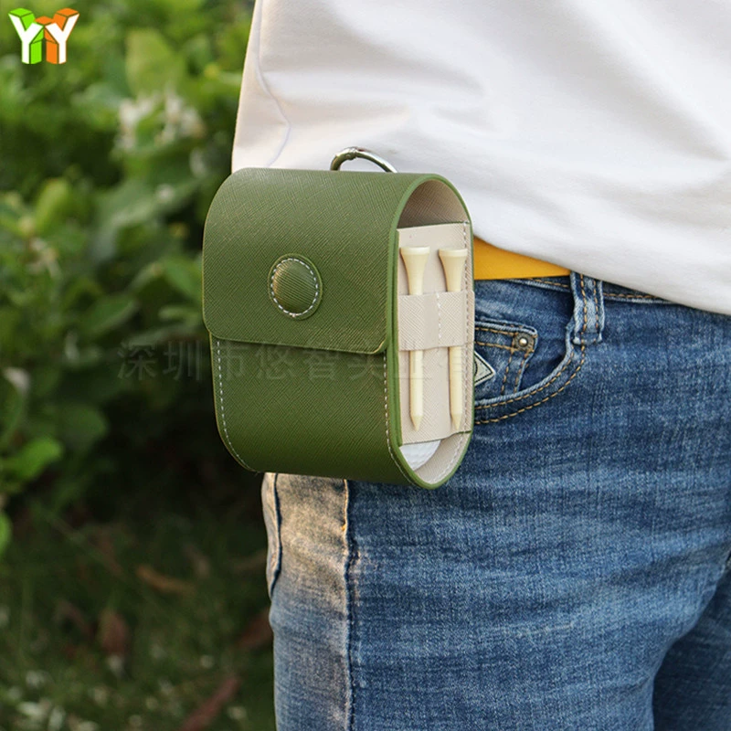 В наличии Golf Rangefinder Кожаный чехол Талия Подвесной Открытый Гольф Стад Сумка для хранения Сумка для дальномера