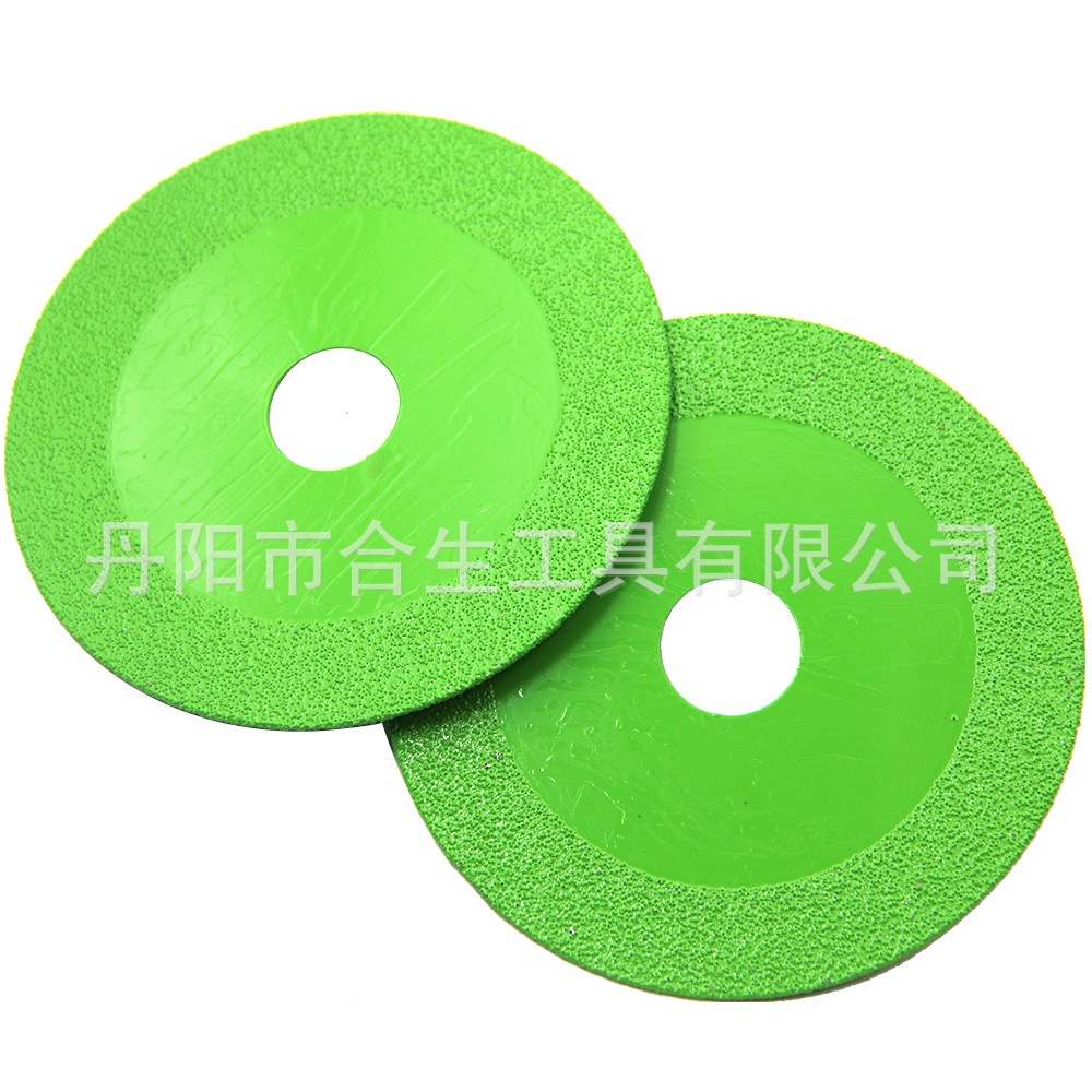 Diamante ultra-Delgado verde disco de soldadura disco de corte de cerámica Jade vidrio azulejo botella de vino pulido hoja de sierra de corte