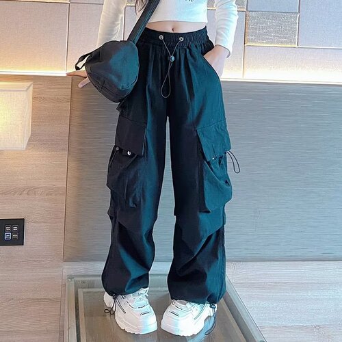 Girls' Pants Spring and Autumn Style Trendy Kids' Work Pants Fall Streetwear Autumn Kids' Sport Pants Fashion