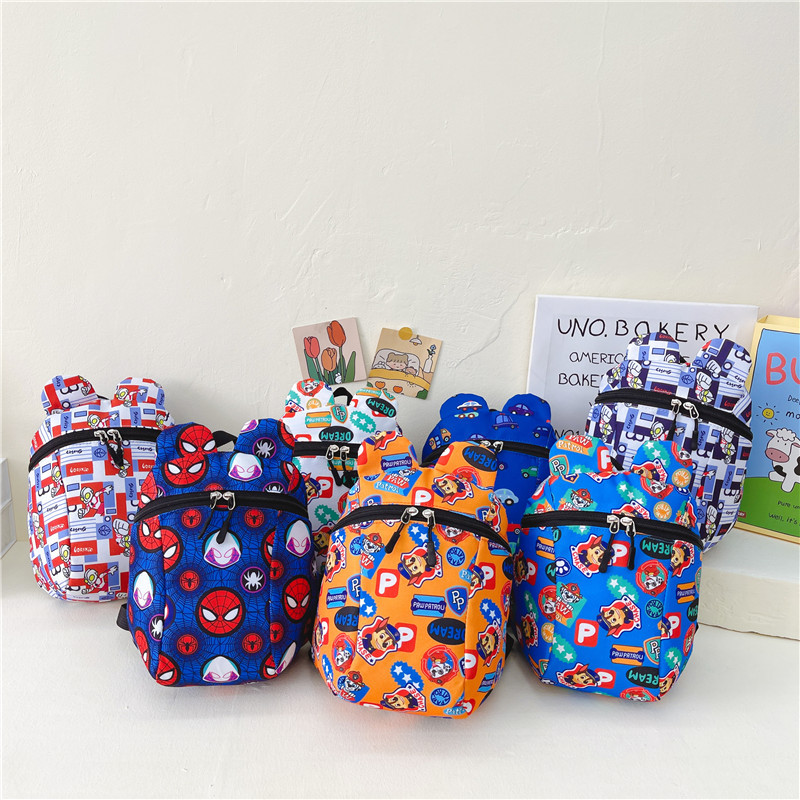 2023 nueva mochila de Kindergarten niños y niñas grandes y medianos lindo estudiante de dibujos animados Escuela Primaria mochila de moda infantil