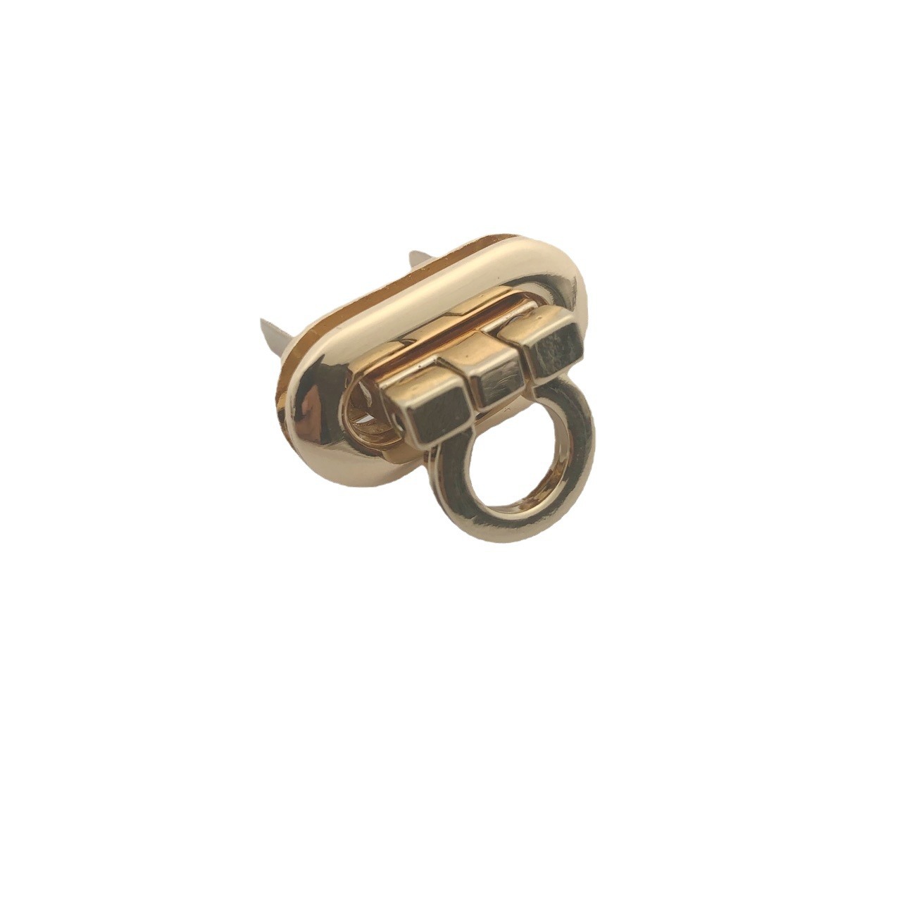 Oval torcedura cerradura equipaje accesorios de hardware joyería creativa ropa de bricolaje Oval cerradura de la palanca de bloqueo de la bolsa de bloqueo