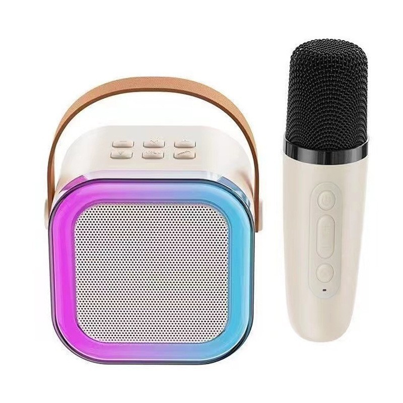 K12 ポータブル Bluetooth マイク一体型カラオケオーディオ家庭用子供用屋外ファミリーミニ超耐久性 Bluetooth オーディオ|undefined