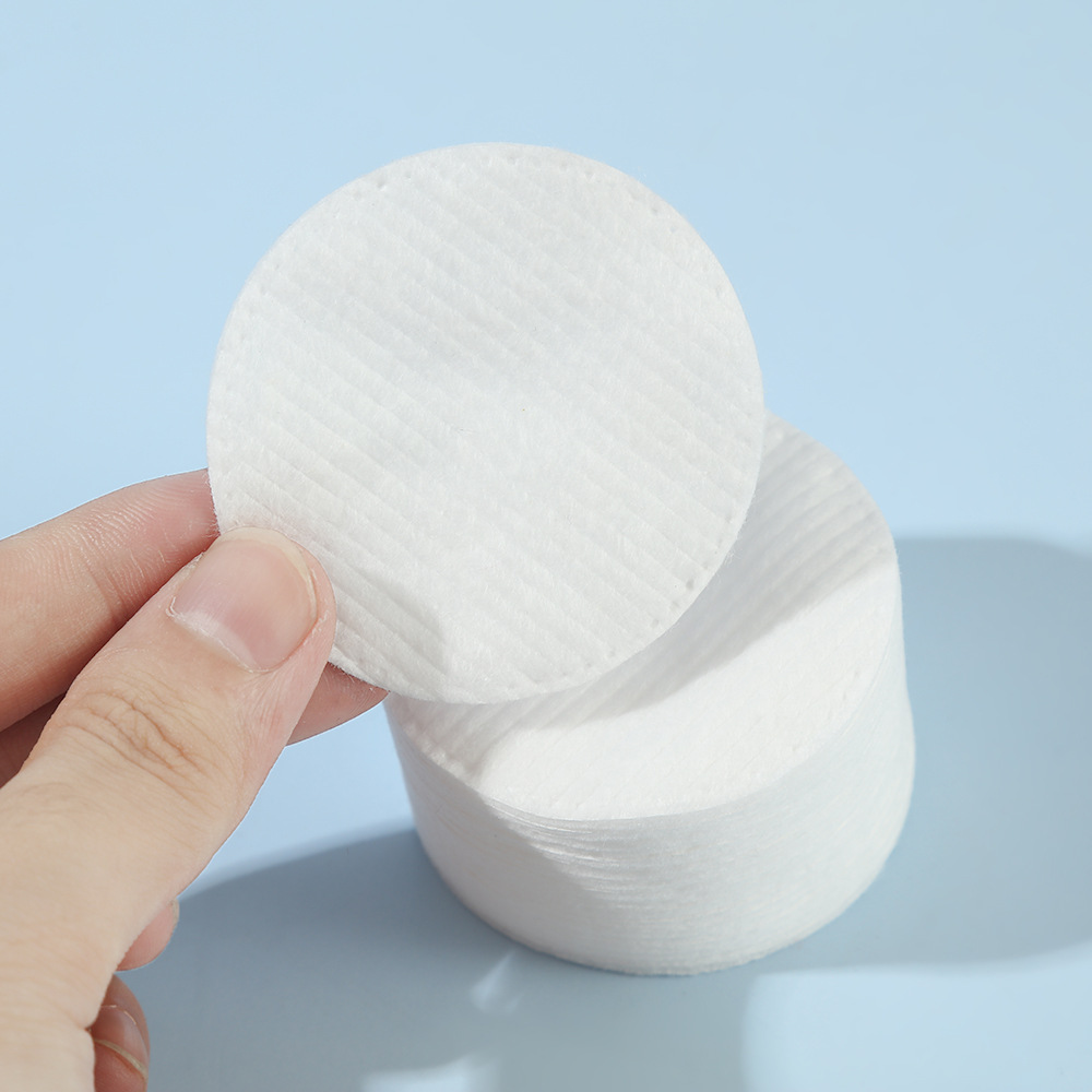 algodón de maquillaje redondo grueso desechable de limpieza de dos caras absorción de agua de limpieza especial de algodón húmedo para salón de belleza