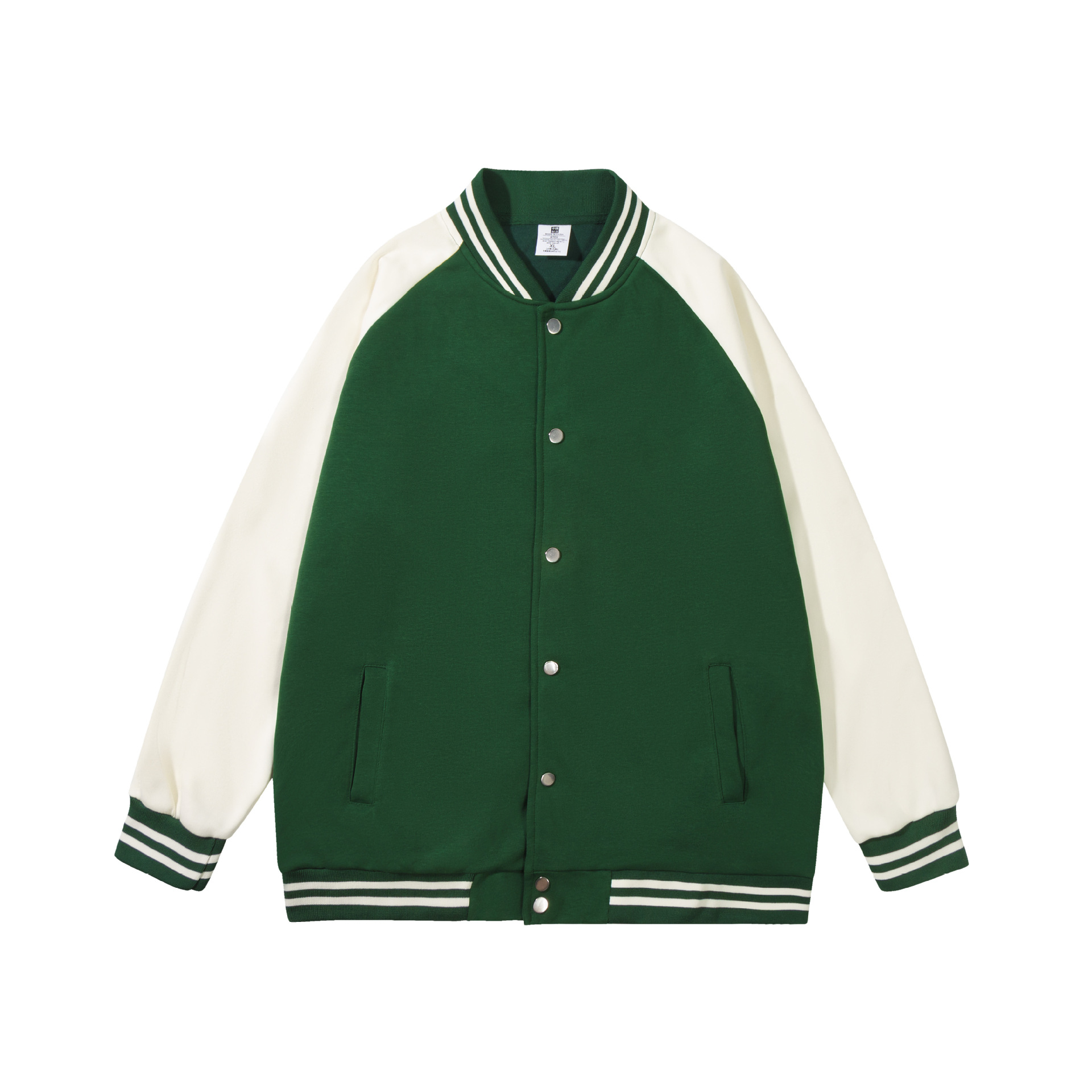 2024 otoño y invierno nuevo color de la chaqueta de vuelo de algodón 320G chaqueta de béisbol masculino y femenino logotipo de impresión