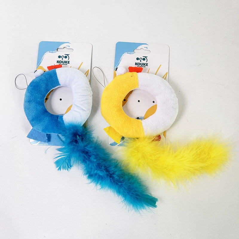 Новый стиль спот плюшевый звук ручного кольца рыбы кошачий кошачий игрушка кошачий мятный кот кошачий интерактивный забавный кошачий палочка заменяет голову