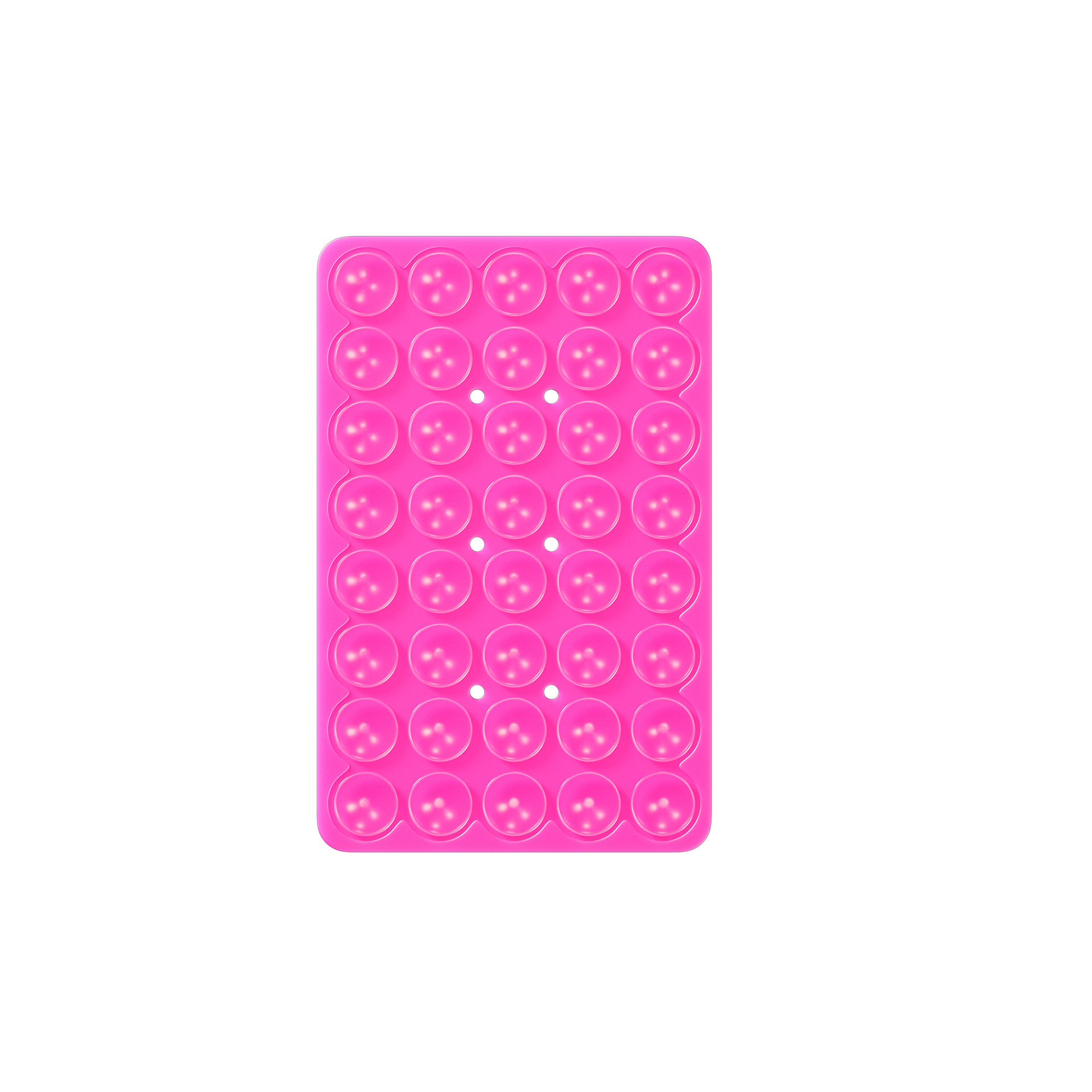 Double-sided silicone universal phone holder, 40 suction cups, compact slim design