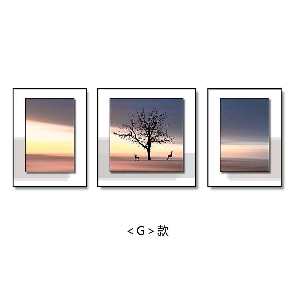 Sofá pared de fondo pintura triple bronceado textura de cuero bronceado pintura decorativa moderna pintura decoración de entrada decoración de sala de estar