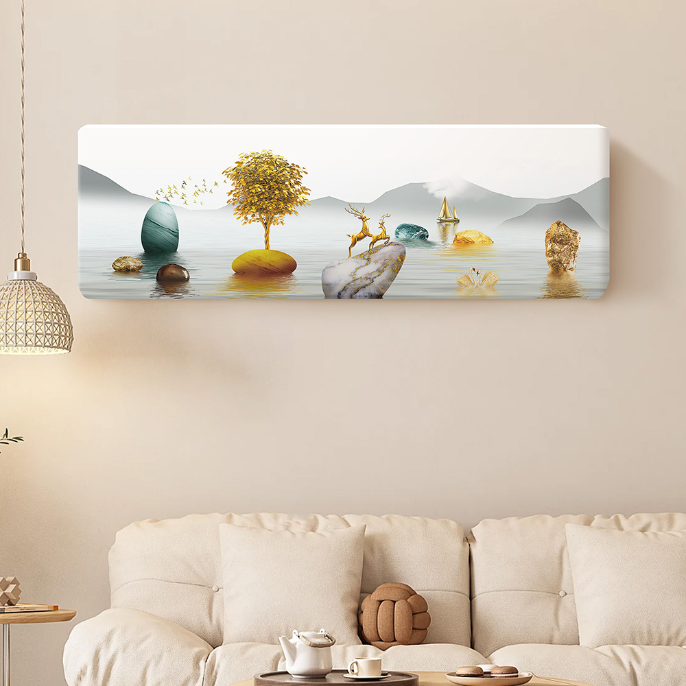 Aire acondicionado cubierta a prueba de polvo colgante general tipo de pared aplicable a la belleza de la cubierta de todo incluido Heigree Xiaomi 2024 nuevo