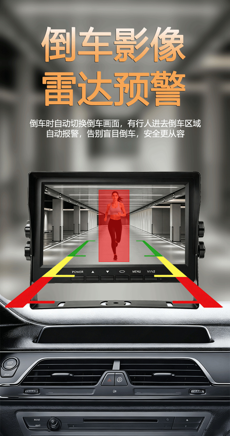 Truck Dashcam 360° Panoramic Sentry Mode AHD High-Definition Night Vision Dual/Quad Channel 24V Cross-Border Wholesale