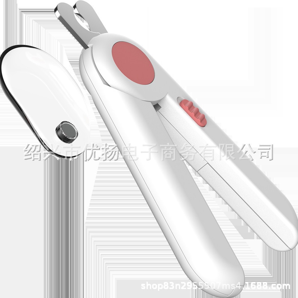 Transfronterizo Amazon mini limpieza de mascotas uñas cortaúñas gato perro cortaúñas LED línea de sangre