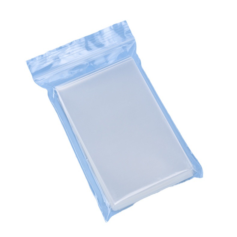 20 película de tarjeta de seda CPP engrosada HD cubierta protectora transparente alta álbum tarjeta pequeña tarjeta titular tarjeta bolsa película protectora Polaroid