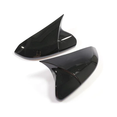 Mirror Shell Car Exterior — Other Automotive Exterior Supplies - horn-rearview-mirror-cover-glossy-black-adhesive