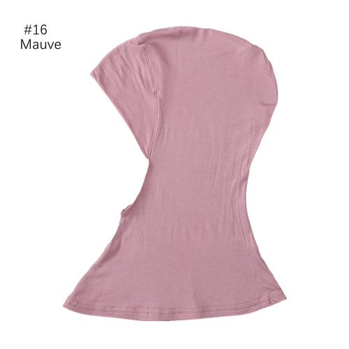 Cross-border new modal high elasticity multi-color adjustable solid color scarf base hat head cover one-piece drop shipping